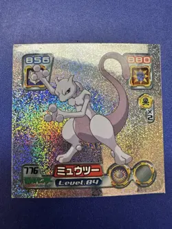 2005 Pokemon Mewtwo Sticker Holo Seal No.776 Japanese Retsuden Nintendo RARE NM - Image 2