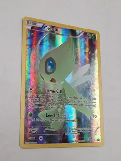 Pokemon TCG Celebi XY111 Black Star Promo Full Art LP - Image 3