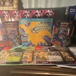 Pokemon Mega Evolution Ascended Heroes Booster Packs Elite Trainer Box Dragonite - Image 1