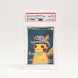 2023 Pokemon x Van Gogh SVP Promo #085 Pikachu with Grey Felt Hat PSA 10 - Image 1