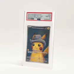 2023 Pokemon x Van Gogh SVP Promo #085 Pikachu with Grey Felt Hat PSA 10 - Image 3