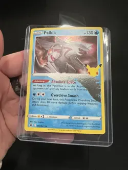 Huge Print Error Pokemon TCG Palkia 25th Anniversary Celebrations 004/025 Holo - Image 1