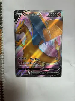 CHARIZARD V SWSH050 PROMO SWSH BLACK STAR POKEMON NM - Image 1