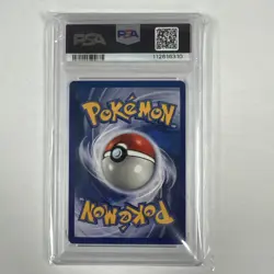 Pokemon TCG Scyther Base Set 2 17/130 Holo Unlimited Holo Rare PSA 8 - Image 2