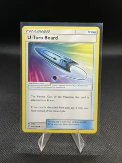 Pokemon TCG Unified Minds U-Turn Board #211/236 Regular Uncommon NM Condition - Image 1
