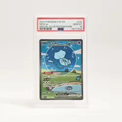 2024 Pokemon Paldean Fates #232 Mew EX Special Illustration Rare PSA 10 - Image 1