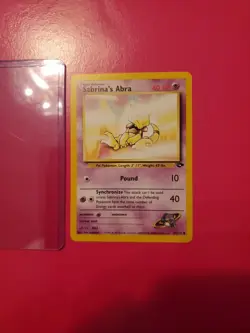 Pokemon TCG Sabrina's Abra Gym Challenge 93 Regular Unlimited Common - Image 1
