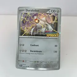 Pokemon Duraludon 129/191 Scarlet & Violet Surging Sparks Reverse Holo SP Common - Image 1