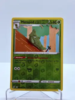 Pokemon TCG - Metapod 002/192- Rebel Clash - Reverse Holo - NEAR MINT - Image 2