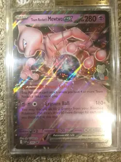 POKEMON TEAM ROCKET'S MEWTWO EX JUMBO BGS 9.5 GEM MINT #205 PSA 10 CGC OVERSIZED - Image 4