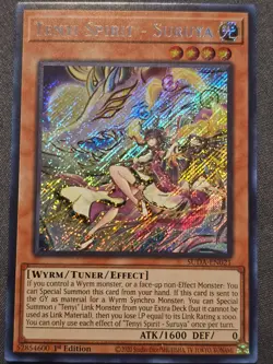 Tenyi Spirit – Suruya Secret Rare SUDA-EN021 NM Supreme Darkness Yu-Gi-Oh - Image 1