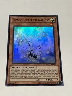 Yugioh Chiwen, Light of the Yang Zing DUEA-EN032 Ultra Rare- NM - Image 1