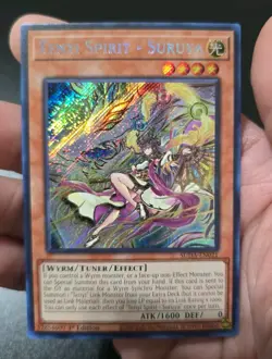 Tenyi Spirit – Suruya Secret Rare SUDA-EN021 NM Supreme Darkness Yu-Gi-Oh - Image 1