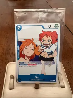One Piece TCG Promo Card Pack P-096 Girl Nami Release Event OP14 Set of 2 - Image 1