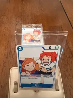 One Piece TCG Promo Card Pack P-096 Girl Nami Release Event OP14 Set of 2 - Image 2