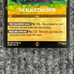 Disney Lorcana Whispers in the Well The Black Cauldron 32/204 Legendary NM - Image 4