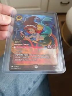 Disney Lorcana Fabled Set 9 - Ariel - Adventurous Collector - Enchanted 232/204 - Image 1