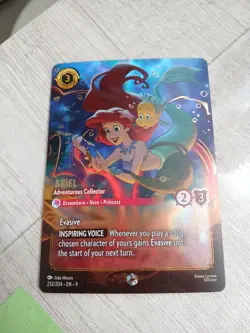 Disney Lorcana Fabled Set 9 - Ariel - Adventurous Collector - Enchanted 232/204 - Image 2