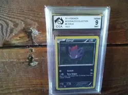 Pokemon Cards promo Holo mcdonalds 9/12 zorua v gx graded ex card sr art b9 - Image 1