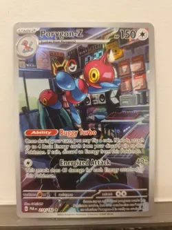 Pokemon TCG Porygon-Z Card 214/182 Scarlet&Violet Paradox Rift Illustration Rare - Image 2