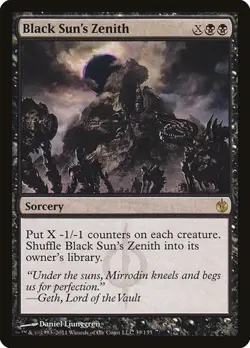 Black Sun's Zenith Mirrodin Besieged LP MTG - Image 1
