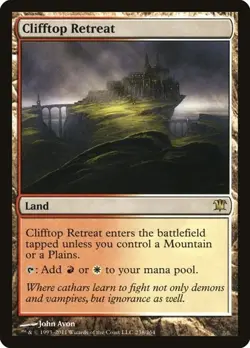Clifftop Retreat Innistrad LP MTG - Image 1