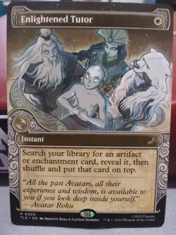 MTG Enlightened Tutor (305/319) Avatar The Last Airbender Eternal NM + 3 Extras - Image 1
