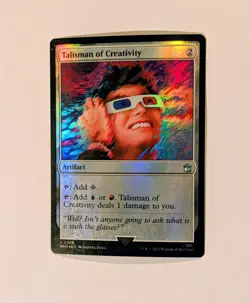 Talisman of Creativity, Doctor Who, Magic the Gathering, MTG, FOIL (248) - Image 1