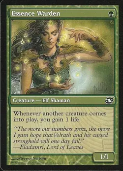 Essence Warden -Foil Medium Play MTG Planar Chaos - Image 1