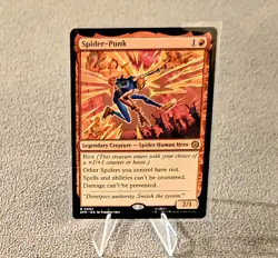 Magic The Gathering Spider-Punk 0092 Rare Non-Foil - Image 1