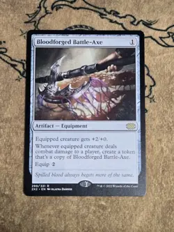 Bloodforged Battle-Axe 299/331 Double Masters 2022 Non-Foil NM - Image 1