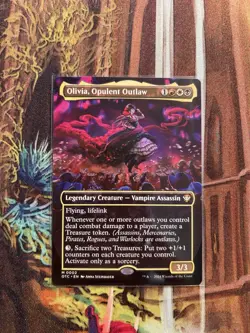 Olivia, Opulent Outlaw Borderless Outlaws of Thunder Junction Commander NM MTG - Image 1