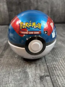 Pokemon TCG Great Ball Tin Sealed 3 Booster Packs & Coin 2023 TCG (READ) - Image 1