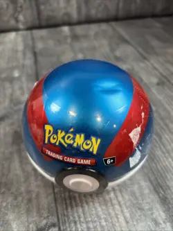 Pokemon TCG Great Ball Tin Sealed 3 Booster Packs & Coin 2023 TCG (READ) - Image 4