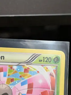 2015 Pokemon XY Breakthrough Cosmos Holo Promo Vivillon #15 With Miscut Edges - Image 3