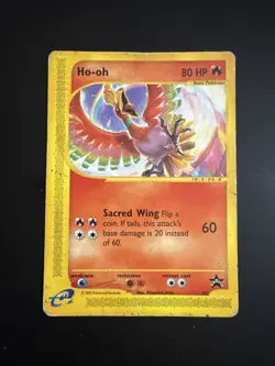 Pokemon TCG Ho-Oh Card 52/53 WOTC Black Star Promo Regular HP - Image 3