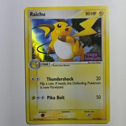 Pokemon TCG Raichu EX Holon Phantoms Holo 51/110 Stage 1 80 HP 2006 English - Image 1