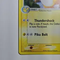 Pokemon TCG Raichu EX Holon Phantoms Holo 51/110 Stage 1 80 HP 2006 English - Image 5