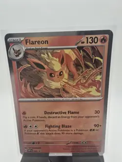 Pokemon Scarlet & Violet Black Star Promo - Flareon SVP 167 Cosmos Holo NM - Image 1
