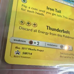 Pokemon Ash's Pikachu Promo SM114 2017 Pikachu Project Regular 2017 - Image 3