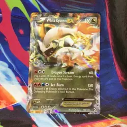 Pokemon White Kyurem EX Ultra Rare 103/149 Boundaries Crossed Holo - Image 1