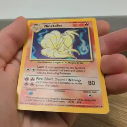 Ninetales Holo Unlimited Rare Pokemon TCG Card 12/102 Base Set - Image 5