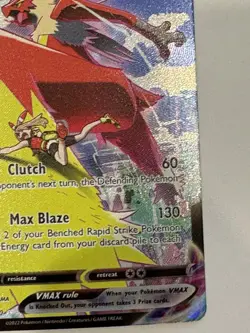 Pokemon TCG English Card Silver Tempest Trainer Gallery Blaziken VMAX TG15/TG30 - Image 5