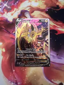 Pokemon Jolteon V SWSH183 Sword & Shield Promo Full Art Holo Card 190HP - Image 1