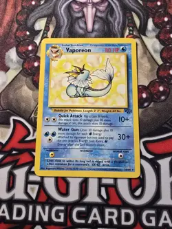 Vaporeon 28/64 Non Holo Unlimited Pokemon Jungle - LP - Image 1