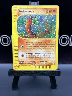 Pokemon TCG Sudowoodo Holo eReader Swirl Aquapolis H24/H32 - Image 2