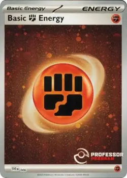 Fighting Energy (2023, #006) - Holofoil Professor Program Promos NM Pokemon - Image 1