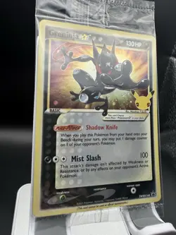 Pokemon Greninja Gold Star SWSH144 Promo Sealed Celebrations Pack NM Excellent - Image 4