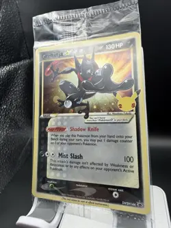 Pokemon Greninja Gold Star SWSH144 Promo Sealed Celebrations Pack NM Excellent - Image 5