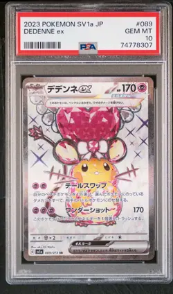PSA 10 Dedenne ex SR 089/073 sv1a Terra Triplet Beat ex Pokemon Japanese Card - Image 1